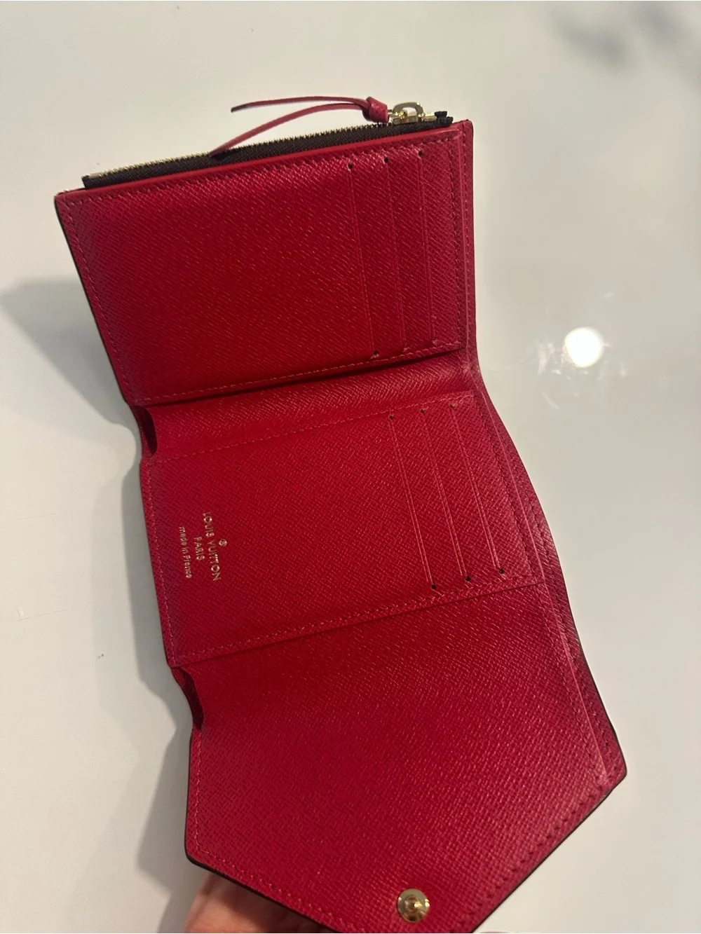 Louis Vuitton Victorine Wallet Damier Ebene Canvas